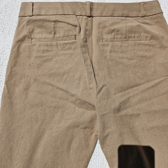 Banana Republic The Sloan Fit Womens Ankle Pant Brown Size 10 with Pockets - Picture 9 of 9